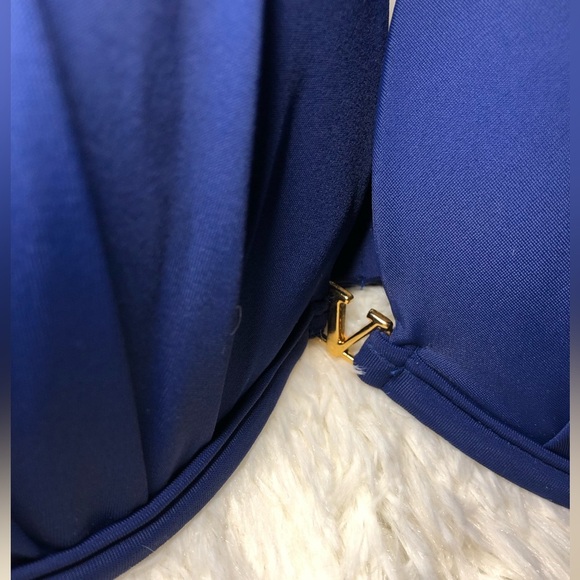 VENUS Blue Bikini with Molded Cups and Adjustable Straps - Picture 6 of 12